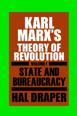 Karl Marx's Theory of Revolution I