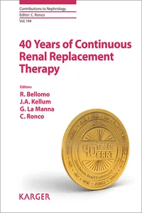 40 Years of Continuous Renal Replacement Therapy_cover