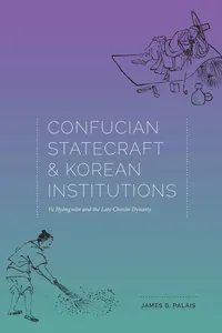 Confucian Statecraft and Korean Institutions_cover