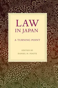 Law in Japan_cover