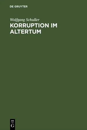 Korruption im Altertum