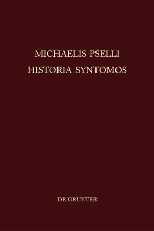 Michaelis Pselli Historia Syntomos