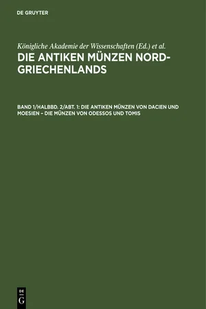 Die antiken Münzen von Dacien und Moesien – Die Münzen von Odessos und Tomis