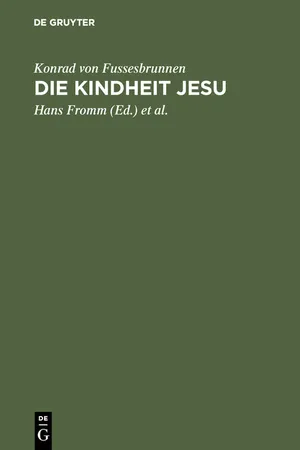 Die Kindheit Jesu