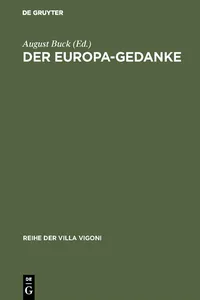 Der Europa-Gedanke_cover