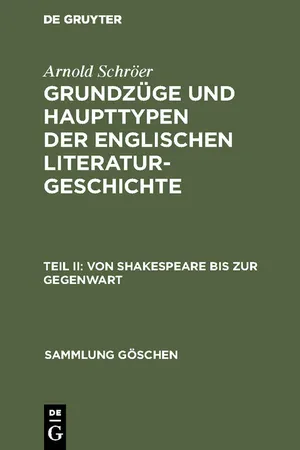 Von Shakespeare bis zur Gegenwart