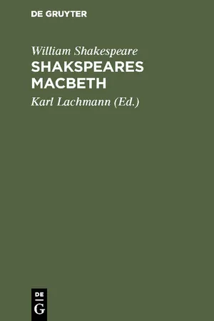 Shakspeare's Macbeth