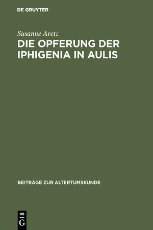 Die Opferung der Iphigenia in Aulis