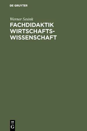 Fachdidaktik Wirtschaftswissenschaft