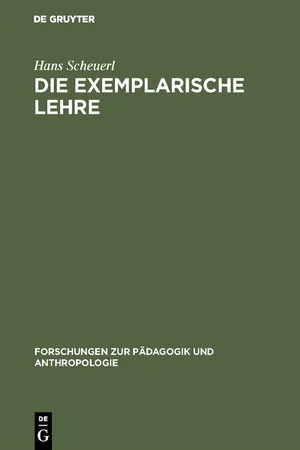 Die exemplarische Lehre