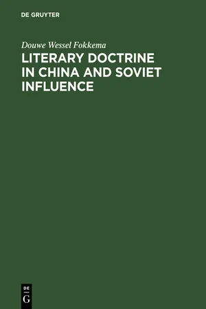 Literary Doctrine in China and Soviet influence