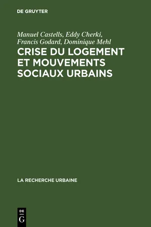 Crise du logement et mouvements sociaux urbains