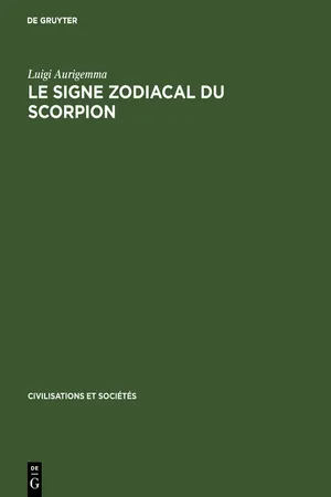 Le Signe zodiacal du Scorpion