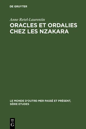 Oracles et ordalies chez les Nzakara