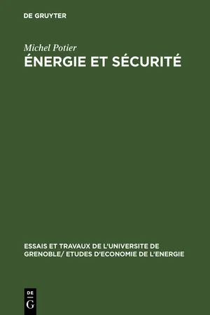 Énergie et sécurité