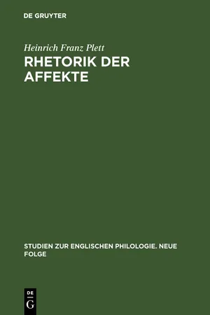 Rhetorik der Affekte