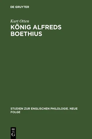 König Alfreds Boethius