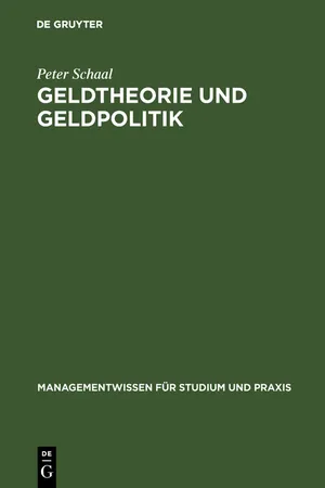 Geldtheorie und Geldpolitik