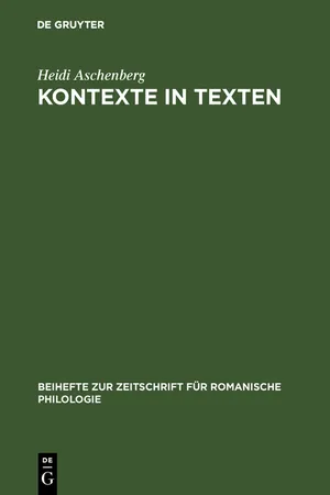 Kontexte in Texten