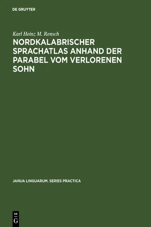 Nordkalabrischer Sprachatlas anhand der Parabel vom verlorenen Sohn