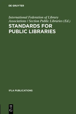 Standards for public libraries