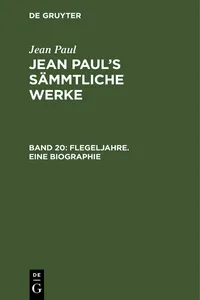 Flegeljahre. Eine Biographie_cover