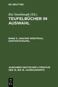 Joachim Westphal: Hoffartsteufel_cover