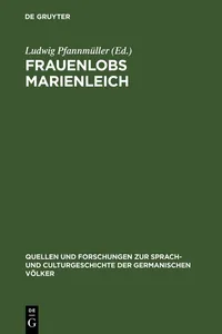 Frauenlobs Marienleich_cover