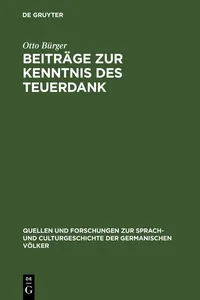 Beiträge zur Kenntnis des Teuerdank_cover