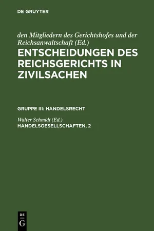 Handelsgesellschaften, 2