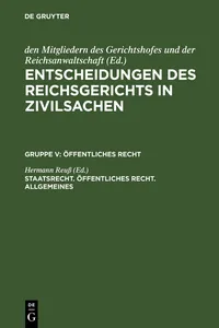 Staatsrecht. Öffentliches Recht. Allgemeines_cover