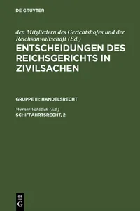 Schiffahrtsrecht, 2_cover