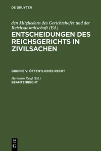 Beamtenrecht_cover