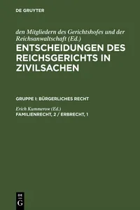 Familienrecht, 2 / Erbrecht, 1_cover