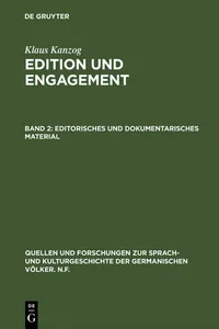 Editorisches und dokumentarisches Material_cover