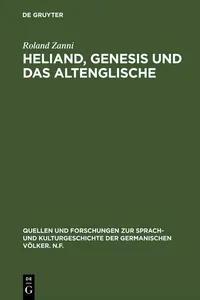 Heliand, Genesis und das Altenglische_cover