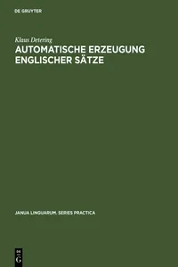 Automatische Erzeugung englischer Sätze_cover