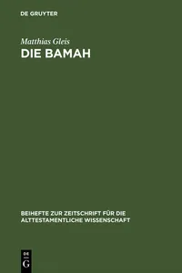 Die Bamah_cover