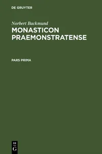 Monasticon Praemonstratense_cover