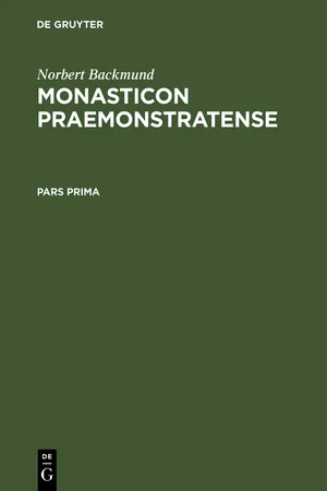 Monasticon Praemonstratense