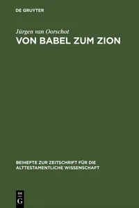 Von Babel zum Zion_cover