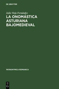 La onomástica asturiana bajomedieval_cover