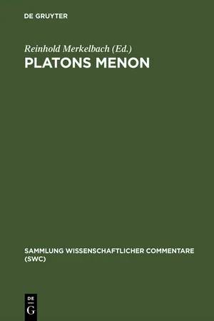 Platons Menon