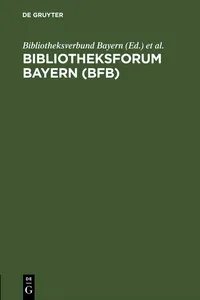 Bibliotheksforum Bayern_cover