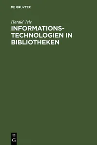 Informationstechnologien in Bibliotheken_cover