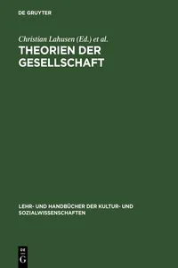 Theorien der Gesellschaft_cover