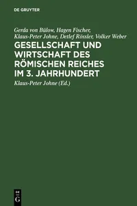 Gesellschaft und Wirtschaft des Römischen Reiches im 3. Jahrhundert_cover