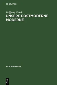 Unsere postmoderne Moderne_cover