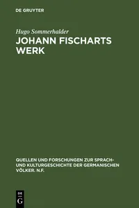 Johann Fischarts Werk_cover