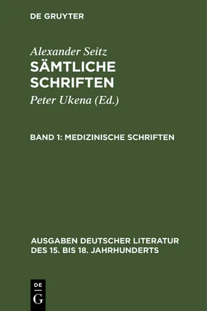 Medizinische Schriften